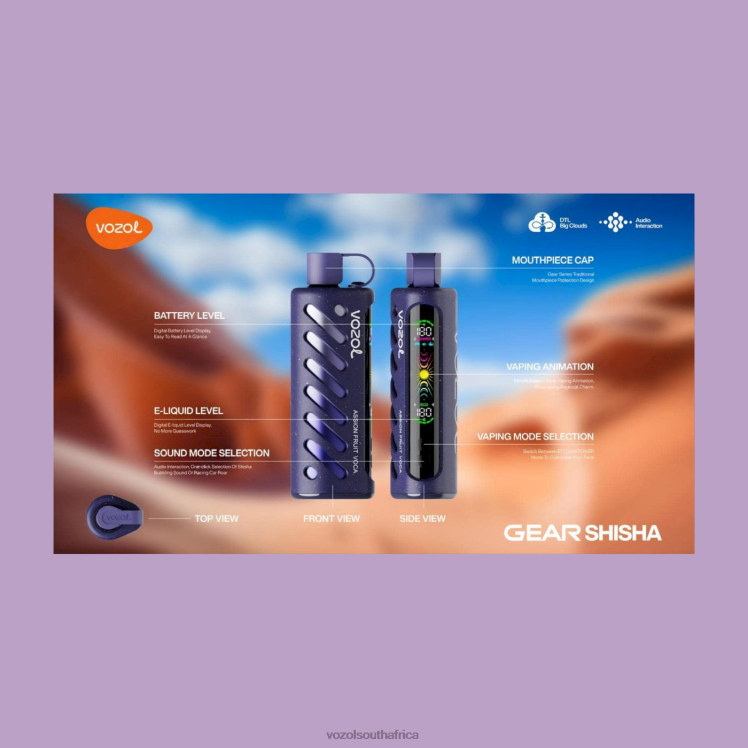 VOZOL South Africa - VOZOL Gear Shisha 25000 H264J1