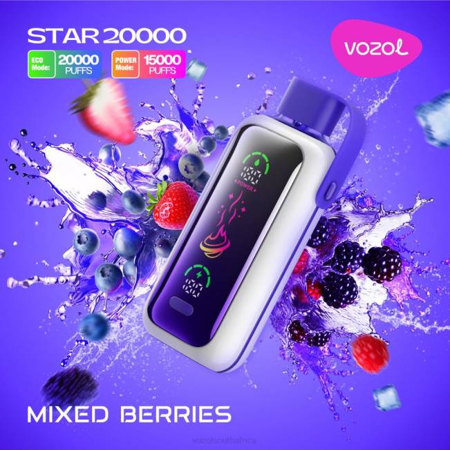 VOZOL Cape Town - VOZOL STAR 20000 MIXED BERRIES F48P14