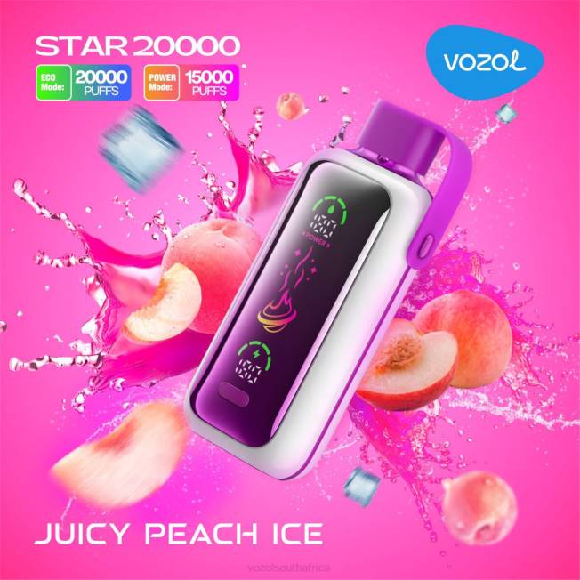 VOZOL Vape Sale - VOZOL STAR 20000 JUICY PEACH ICE F48P10